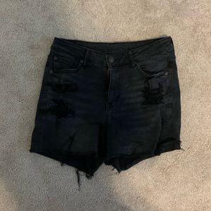 AE stretchy shorts black 8
